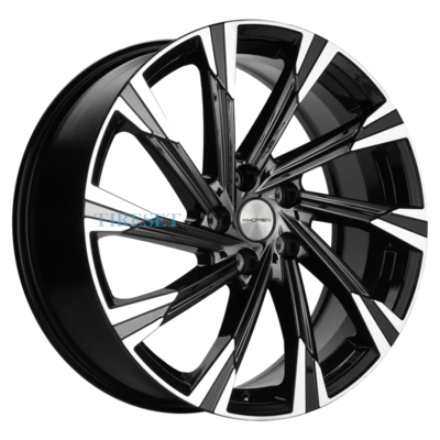 Диски Khomen Wheels 7,5x19/5x108 ET46 D63,4 KHW1901 (Tugella) Black-FP на tireset.ru