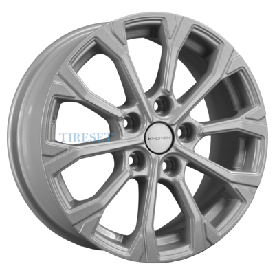 Khomen Wheels 6,5x16/5x112 ET46 D57,1 KHW1605 (Octavia A5/Golf/Jetta) F-Silver