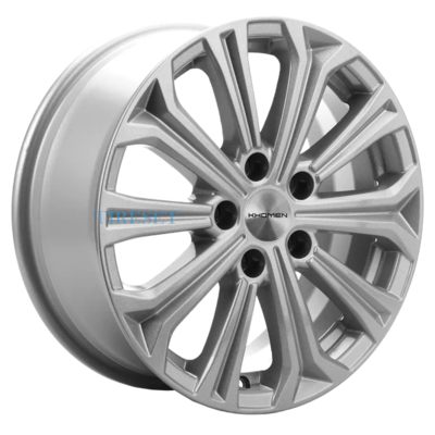 Диски Khomen Wheels 6,5x16/5x112 ET46 D57,1 KHW1610 (Octavia) F-Silver на tireset.ru