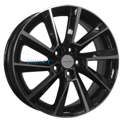 Диски Khomen Wheels 6x16/5x110 ET50 D67,1 KHW1604 (BAIC U5 Plus) Black-FP на tireset.ru