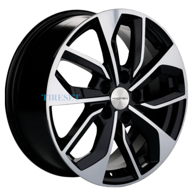 Khomen Wheels 7x17/5x108 ET43 D65,1 KHW1703 (DFM AX 7) Black-FP