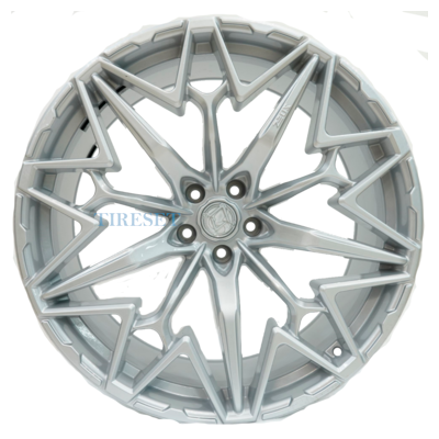 Диски Khomen Wheels 10x22/5x112 ET30 D66,6 ZEUS 2202 (X5/X6/X7/Cullinan) Brilliant Silver на tireset.ru