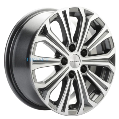 Диски Khomen Wheels 6,5x16/5x115 ET41 D70,2 KHW1610 (Astra) Gray-FP на tireset.ru