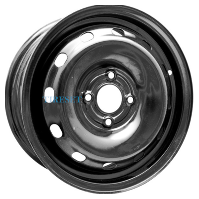 Диски ТЗСК 5,5x14/4x100 ET43 D60,1 Renault Logan черный на tireset.ru