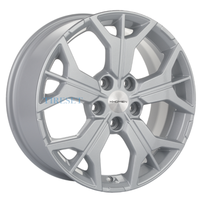 Диски Khomen Wheels 7x17/5x112 ET54 D57,1 KHW1715 (Jetta) F-Silver на tireset.ru