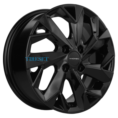 Диски Khomen Wheels 6x15/4x100 ET45 D56,6 KHW1508 (Nexia) Black на tireset.ru