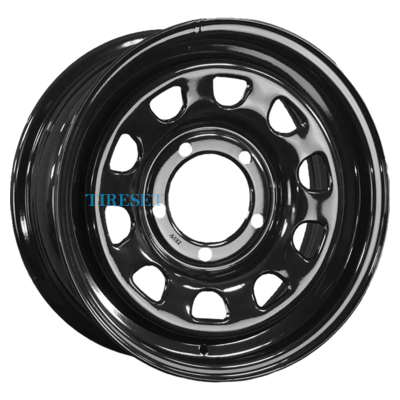 Диски ZEPP 4х4 8x17/6x114,3 ET25 D66,1 Nissan Navara D40 3.0TD Semicircle Gloss Black (LTM) на tireset.ru