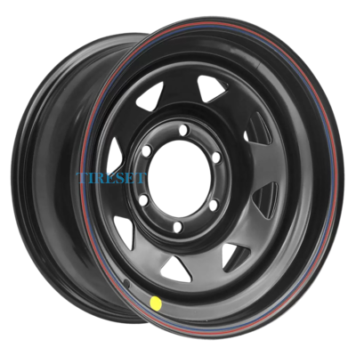 ZEPP 4x4 8x16/6x139,7 ET10 D110 Toyota Nissan Х (треуг. мелкий) Черный (LTM) (с увелич.полкой)