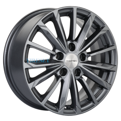 Khomen Wheels 6,5x16/5x114,3 ET45 D60,1 KHW1611 (Corolla) Gray