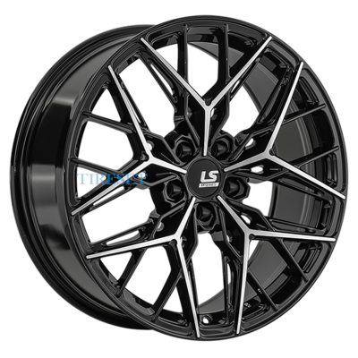 Диски LS FlowForming 9x19/5x112 ET44 D66,6 RC106 BKF (конус) на tireset.ru