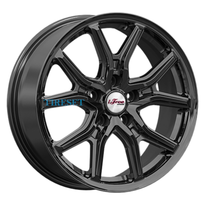 iFree 6,5x17/5x114,3 ET37 D66,6 Страйк (КС1080) BK
