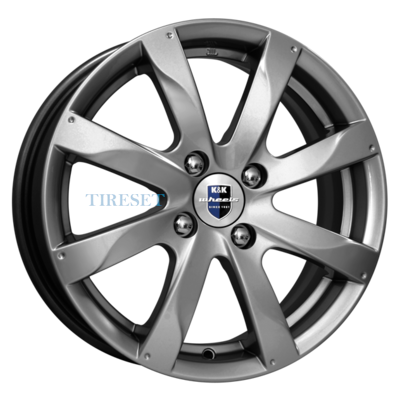 KиK 6x15/4x100 ET37 D60,1 Джемини-оригинал (КС617) Дарк платинум