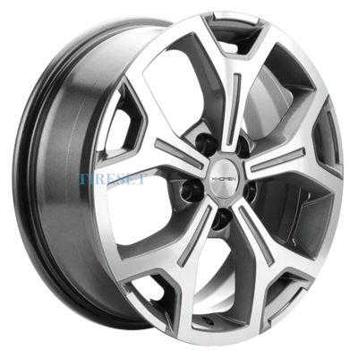 Диски Khomen Wheels 7x17/5x108 ET33 D60,1 KHW1710 (Chery Tiggo/Tiggo 7 Pro) Gray-FP на tireset.ru