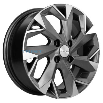 Khomen Wheels 6x15/4x100 ET50 D60,1 KHW1508 (Vesta) Gray-FP