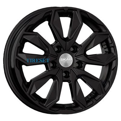 Диски СКАД 6x16/5x114,3 ET43 D67,1 Сочи (КЛ309) Бархат новый на tireset.ru