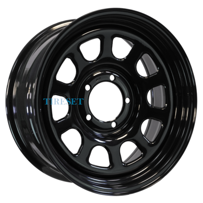 Диски ZEPP 4х4 8x18/5x139,7 ET15 D110 УАЗ, ГАЗ Соболь, Dodge Ram 1500 Semicircle Gloss Black (LTM) на tireset.ru
