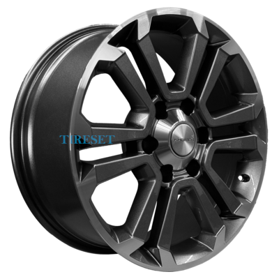 Диски Khomen Wheels 7,5x18/6x114,3 ET38 D67,1 KHW1817 (Mohave) Gray-FP на tireset.ru