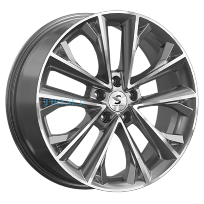 Диски Premium Series 7x18/5x112 ET45 D57,1 КР012 (Karoq/Taos) Diamond Gloss Graphite на tireset.ru