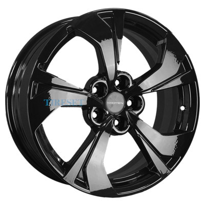 Диски Khomen Wheels 7x17/5x114,3 ET35 D66,1 KHW1724 (Nissan Juke) Black на tireset.ru