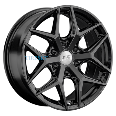LS 8x17/6x139,7 ET36 D100,1 1303 BK (конус, Колпак+лого)