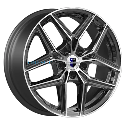 Диски KиK 7x17/5x112 ET45 D66,6 Юнион (КС1025) Алмаз черный на tireset.ru
