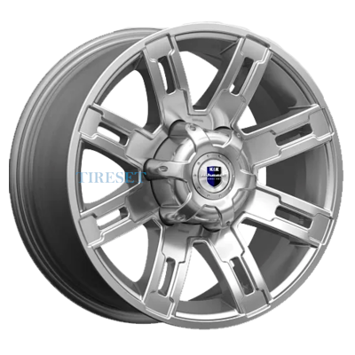 Диски KиK 7,5x16/6x139,7 ET22 D107,1 Полюс (КС609M) Дарк платинум на tireset.ru
