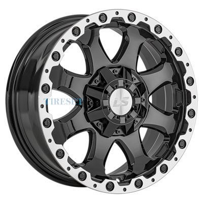 Диски LS 8x17/5x150 ET45 D110,1 1375 BKL (конус, Колпак+лого) на tireset.ru
