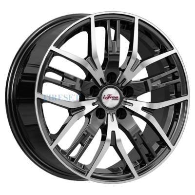 Диски iFree 7x17/5x114,3 ET37 D66,6 Аскет (КС1072) Блэк Джек на tireset.ru