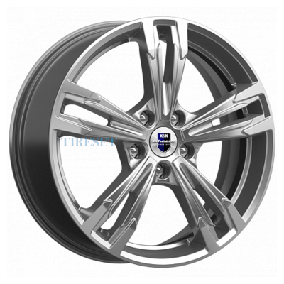 KиK 7x18/5x114,3 ET38 D67,1 Karrera Light (КС935) Дарк платинум брайт