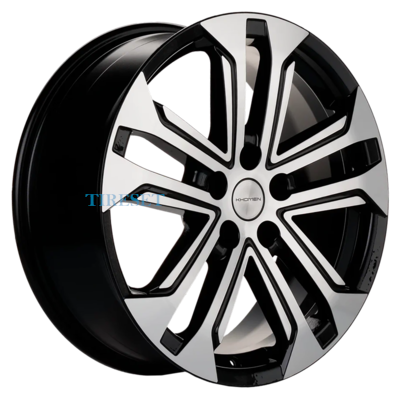 Диски Khomen Wheels 7x18/5x108 ET33 D60,1 KHW1803 (OMODA C5) Black-FP на tireset.ru