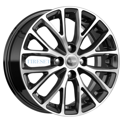Диски KиK 6x15/4x100 ET46 D54,1 КС782 Алмаз черный на tireset.ru