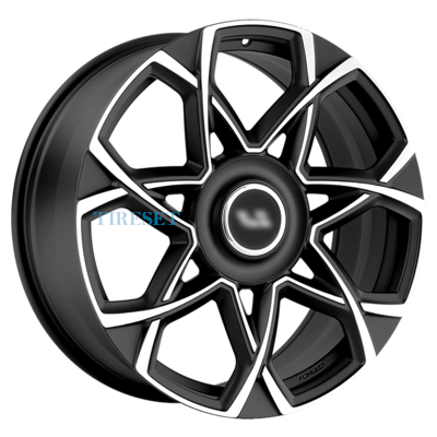 LS Forged 9,5x22/5x120 ET40 D62,6 LS FG59 MBF (конус, Колпак+лого)