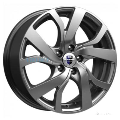 KиK 6,5x16/5x114,3 ET38 D67,1 Палермо-оригинал (КС607) Дарк платинум