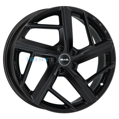 Диски MAK 8x18/5x112 ET42 D66,45 Qvattro Gloss Black на tireset.ru