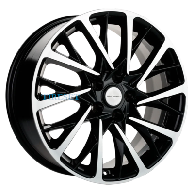 Диски Khomen Wheels 7,5x18/5x110 ET40 D67,1 KHW1804 (Evolute i-Joy) Black-FP на tireset.ru