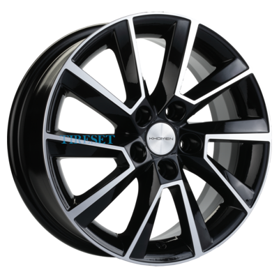 Khomen Wheels 6x15/5x105 ET39 D56,6 KHW1507 (Aveo) Black-FP