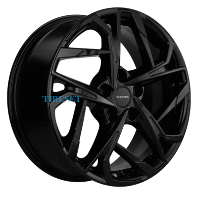Диски Khomen Wheels 7x17/5x108 ET40 D54,1 KHW1716 (Jac/Москвич 3) Black на tireset.ru