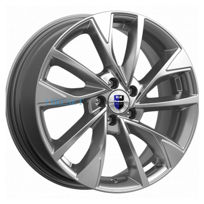 Диски KиK 7x17/5x110 ET48,5 D63,35 Роквуд (КС900) Дарк платинум на tireset.ru