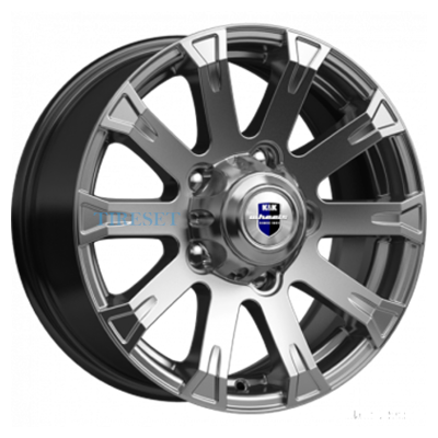 KиK 7x16/5x139,7 ET35 D98 Байкал (КС601) Дарк платинум