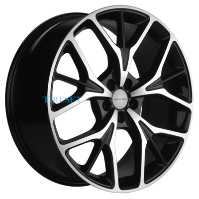 Диски Khomen Wheels 8x20/5x108 ET47 D60,1 KHW2012 (Chery Tiggo 8/8 Pro/Pro Max) Black-FP на tireset.ru