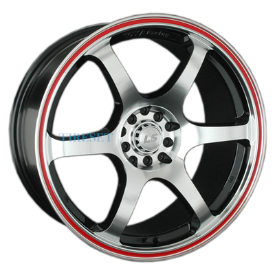 Диски LS 8,5x18/5x100 ET40 D73,1 544 BKFRL (конус) на tireset.ru