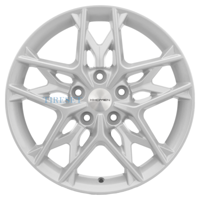 Диски Khomen Wheels 7x17/5x112 ET49 D57,1 KHW1709 (Octavia) F-Silver на tireset.ru