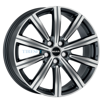 MAK 9x22/5x112 ET48 D66,6 Birmingham Gunmetal Mirror Face