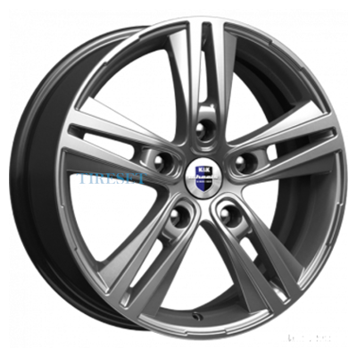 KиK 6,5x17/5x114,3 ET46 D67,1 Прайм (КС721) Дарк платинум