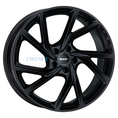 Диски MAK 8x18/5x112 ET43 D57,1 Kassel Gloss Black на tireset.ru
