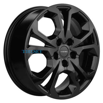Диски Khomen Wheels 6,5x17/5x108 ET33 D60,1 KHW1711 (Chery Tiggo 7pro) Black на tireset.ru