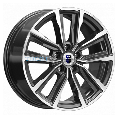 KиK 7,5x17/5x114,3 ET45 D60,1 Лацио (КС964) Алмаз черный