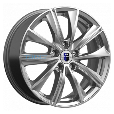 KиK 7,00x17/5x108 ET43 D67,1 Арнар (КС896) Дарк платинум