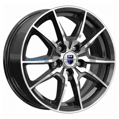KиK 6,5x16/5x114,3 ET38 D67,1 Адамар (КС886) Алмаз черный