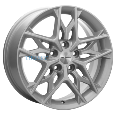 Диски Khomen Wheels 7x17/5x114,3 ET45 D60,1 KHW1709 (Changan/Geely/Lexus/Toyota) F-Silver на tireset.ru